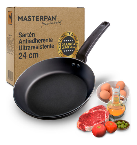 [MP-166] Masterpan Sartén Cerámica Antiadherente 24cm Mango Baquelita
