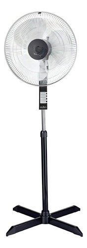 [VPG-9016] Ventilador De Pedestal 16 Marca Man Vpg-9016 3 Vel 3 Aspas Estructura Negro Aspas Gris Claro Diámetro 30 Cm Material De Las Aspas Plástico