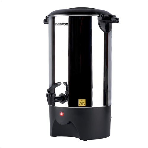 [DCP-6L-40] Cafetera Eléctrica Urna Percoladora Daewoo 6l 40 Tazas Acero Inoxidable