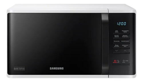 [MS-23K3513AW] Horno De Microondas Samsung 0.8 Pies Cúbicos Blanco