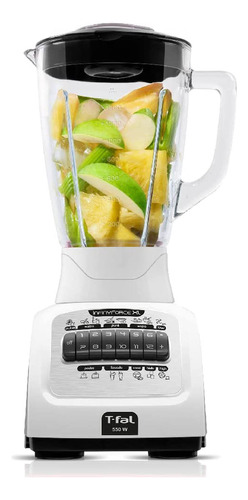 [LN8221-BLANCO] Licuadora Infinyforce Xl Blanca, 12 Velocidades Con Vaso De Vidrio De 2.2l, 550 W, T-fal Ln8221mx