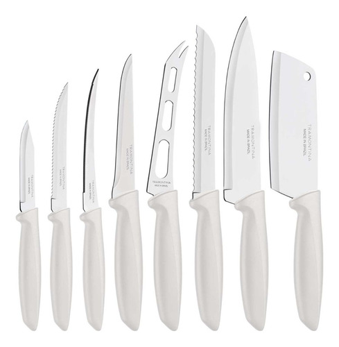 [23498-332] Juego De Cuchillos Tramontina 23498/332 Blanco 8pzs