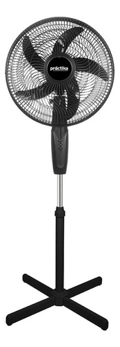 [PRACTIKA] Ventilador De Pedestal Practika 16 Pulgadas, 2 Velocidades Color De La Estructura Negro