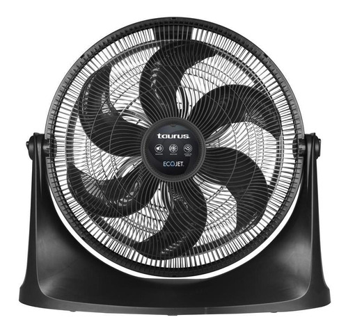 [RUSH] Ventilador De Piso Taurus Rush, 20 , Ecojet, Empotrable Color De La Estructura Negro Color De Las Aspas Negro
