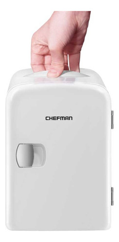 [RJ48-WHITE-4] Mini Refri Portátil Chefman Rj48-white-4 Color Blanco
