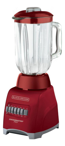[BL1000-ROJO] Licuadora Black And Decker Bl1000rg 10 Vel Jarra De Vidrio Color Rojo