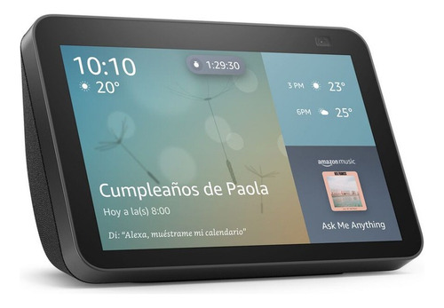 [ECHOSHOW8-NEG] Asistente Virtual Amazon Echo Show 8 2nd Gen Hd Con Alexa Color Charcoal