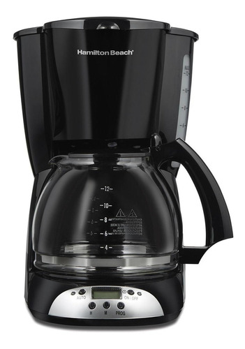 [49465R] Cafetera Programable Hamilton Beach Negra 12 Tazas 49465r Color Negro