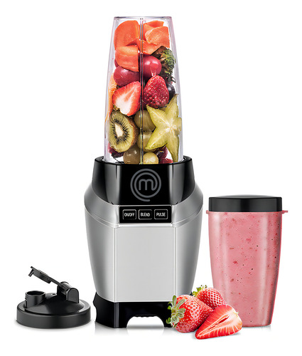 [MK-NB-2C] Licuadora Y Procesador Nutri-blender Max 1000w Masterchef Color Plateado