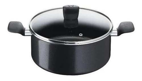 [C2674602] Olla Con Asas 24 Cm Aluminio Induccion Tefal T-fal C2674602 Color Negro