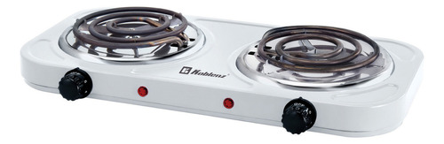 [PEKM-2000EG] Parrilla Eléctrica De 2 Quemadores Koblenz Pekm-2000 Eg 2 Quemadores De Espiral De 2000w Con 5 Niveles De Calentamiento Y Termostato 110v Blanca