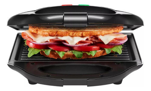 [RJ01-V2-CG-MX] Parrilla Panini Compacta Rj01-v2-cg-mx 720w Chefman Color Negro