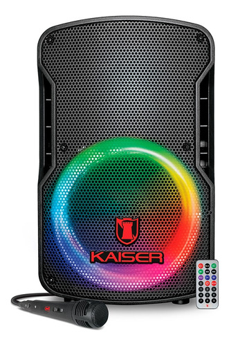 [MSA-7908MX] Kaiser Msa-7908mx Bafle Recargable Profesional Negro 20w Con Bluetooth Y Micrófono