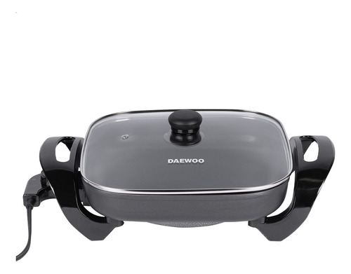 [DEP-3650-NEGR] Sartén Eléctrico Antiadherente Con Tapa Daewoo Dep-3650 Color Negro