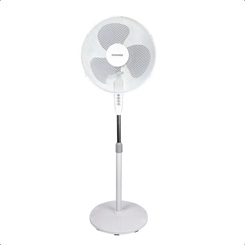 [DI-1630RB-BLA] Ventilador Pedestal Daewoo 16 Pulgadas 3 Velocidades Blanco Diámetro 42 Cm Frecuencia 60hz Material De Las Aspas Plástico